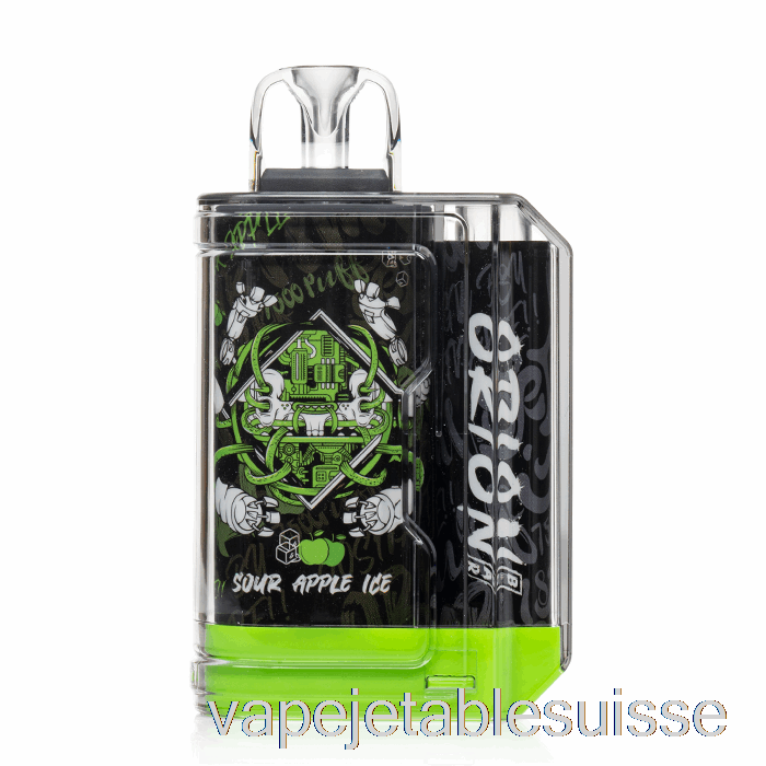 Vape Suisse Perdu Vape Orion Bar 7500 Glace à La Pomme Aigre Jetable